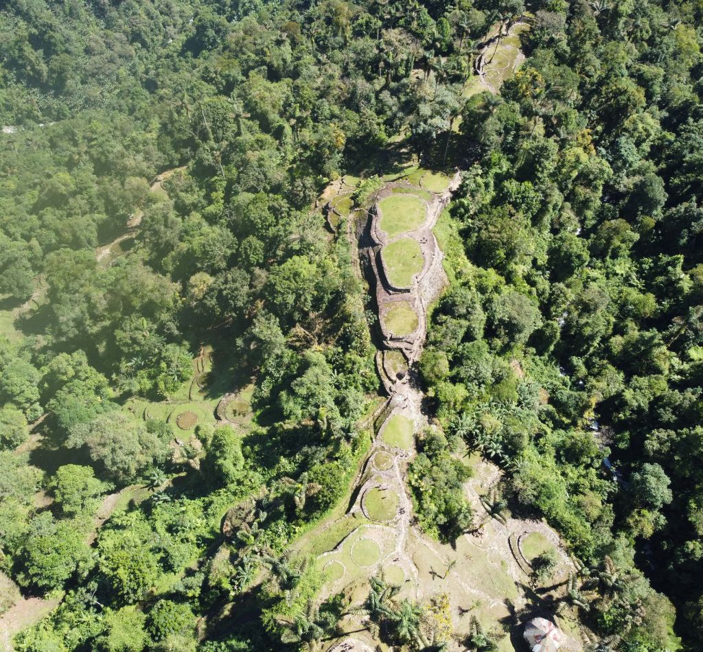 Aerial View Ciudad Perdida Drone View