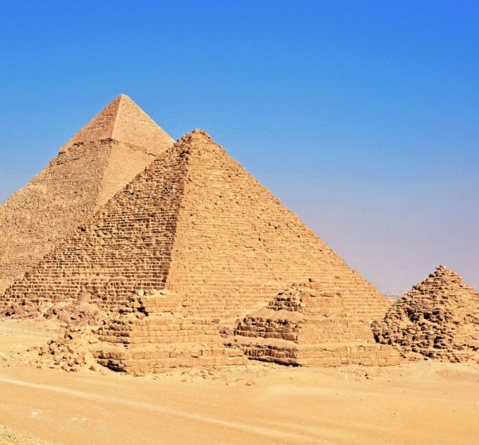 Pyramids of Giza in Egypt