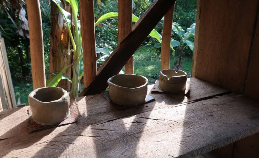 Indigenous community Amazon clay pots