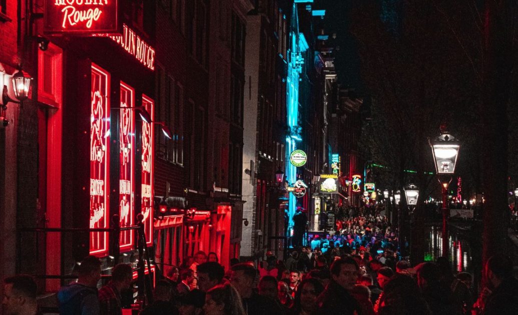 Red Light District in Amsterdam