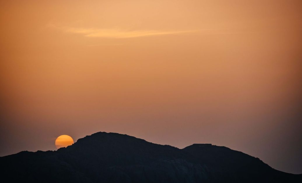 Sunrise over Sinai Mountain
