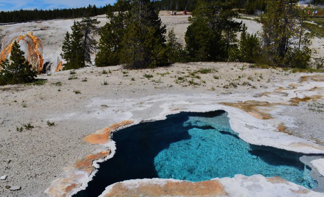 Yellow Stone national park thermal pool